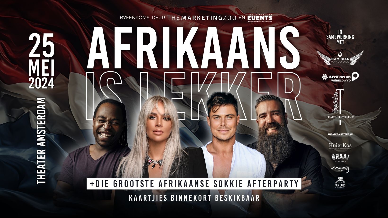 Afrikaans is lekker in Amsterdam